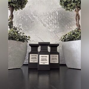 TOM FORD 3 Empty bottles FF 1.7oz edp. 
Elegant home accent